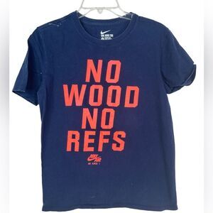 Nike Shirt Adult‎ Small Air Force 1 No Wood No Refs Athletic Cut Crew Neck Blue